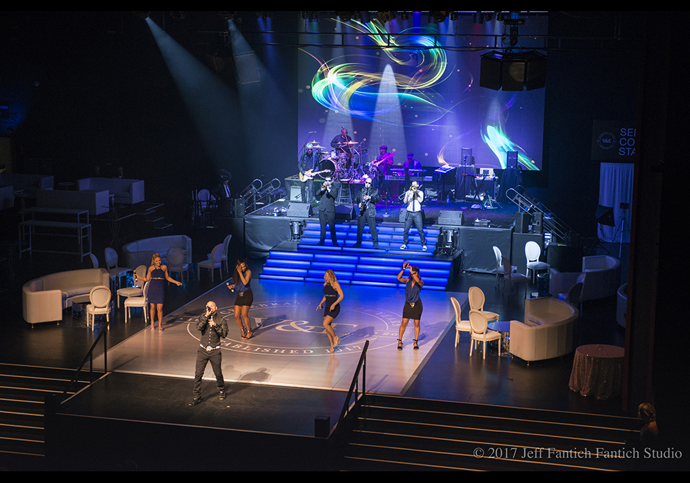 Corporate anniversary celebration in Sarofim Hall