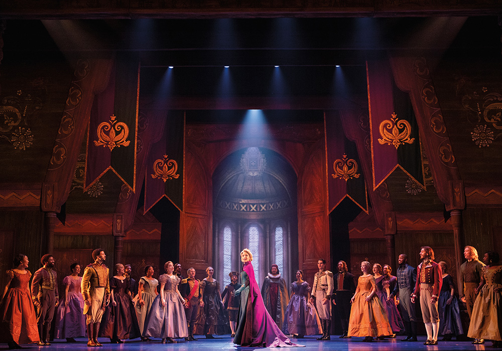 Caroline Bowman as Elsa and the Company of Frozen North American Tour