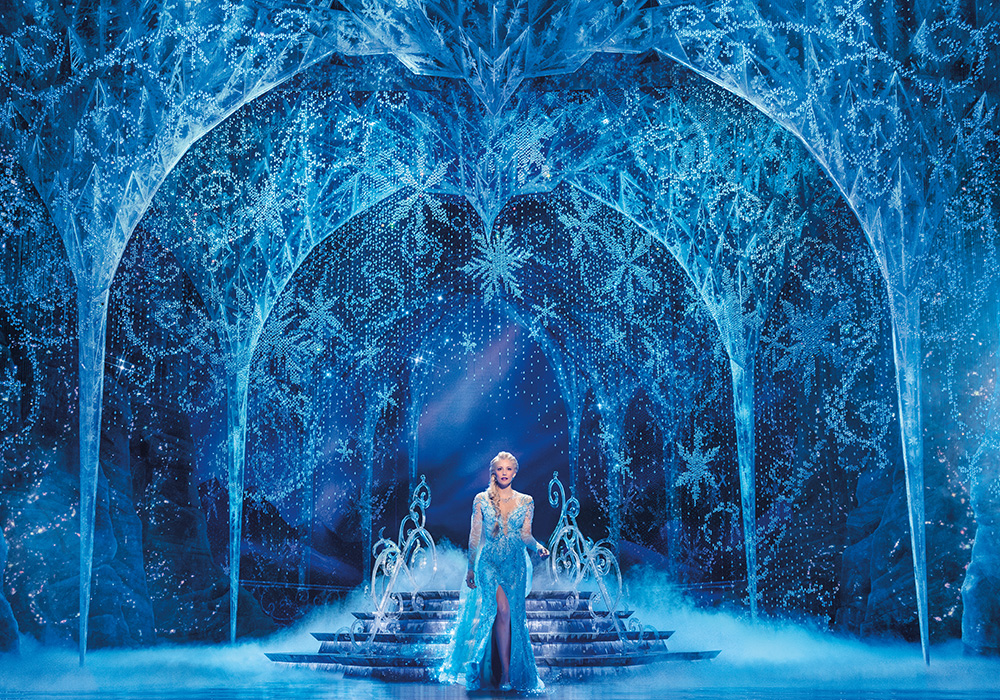 Caroline Bowman as Elsa in Frozen North American Tour
