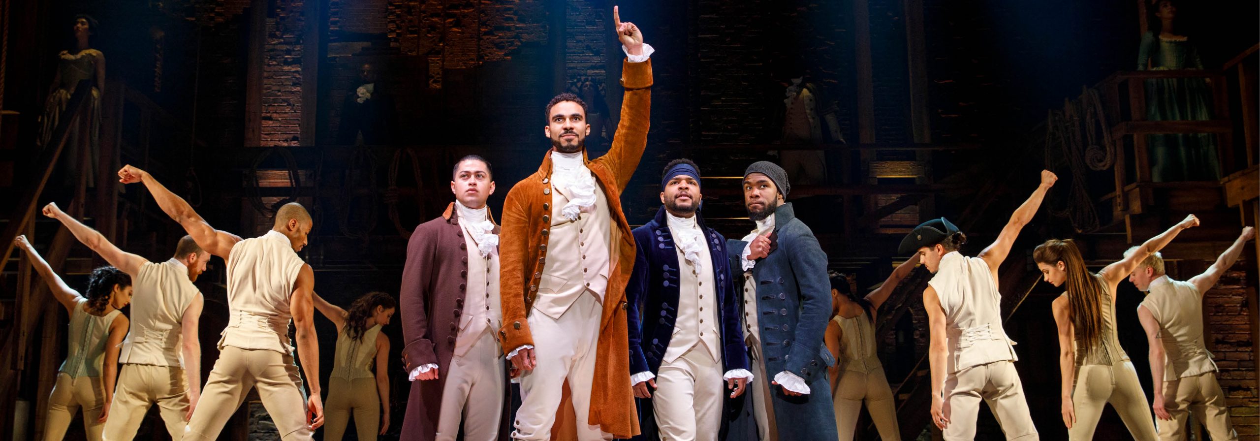 The cast of HAMILTON