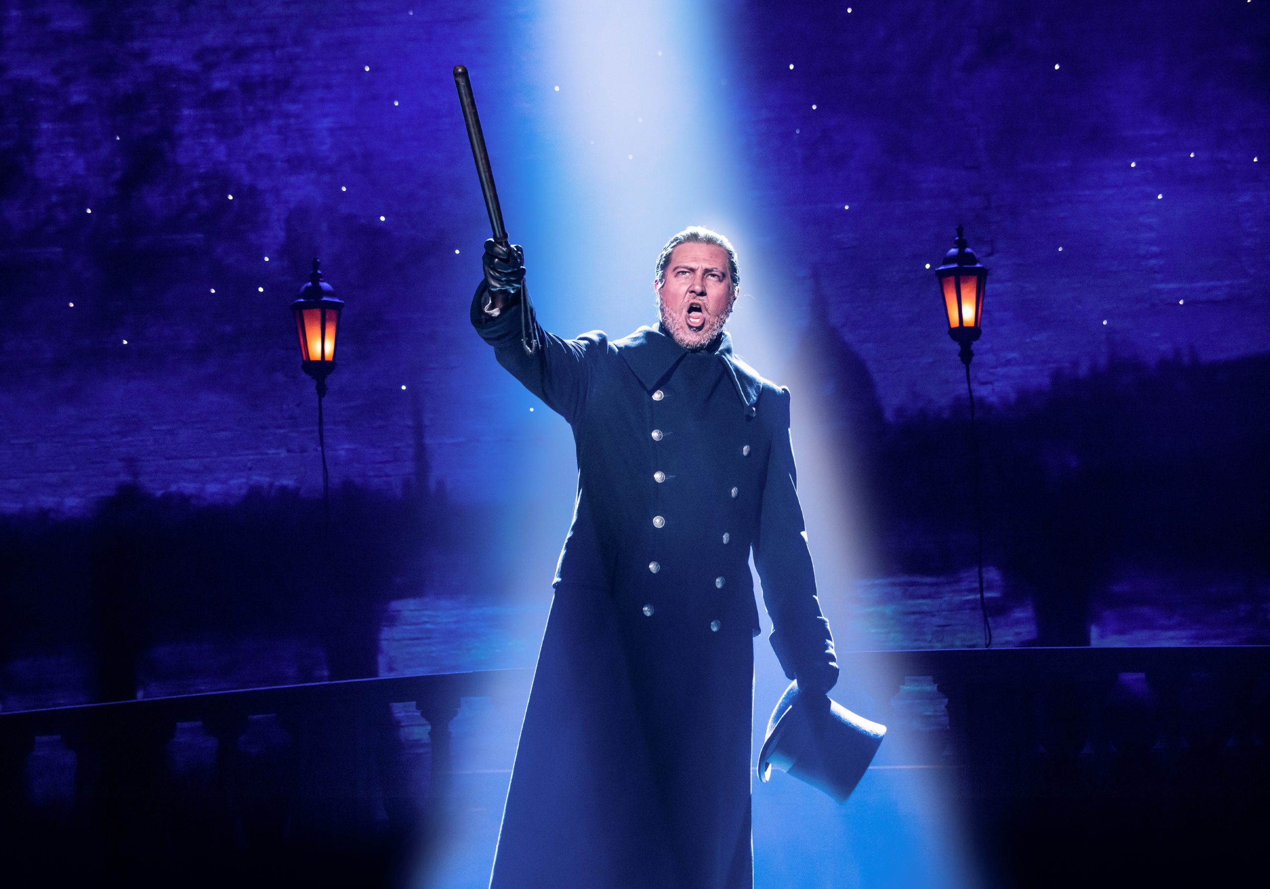 Preston Truman Boyd as Javert in Les Misérables