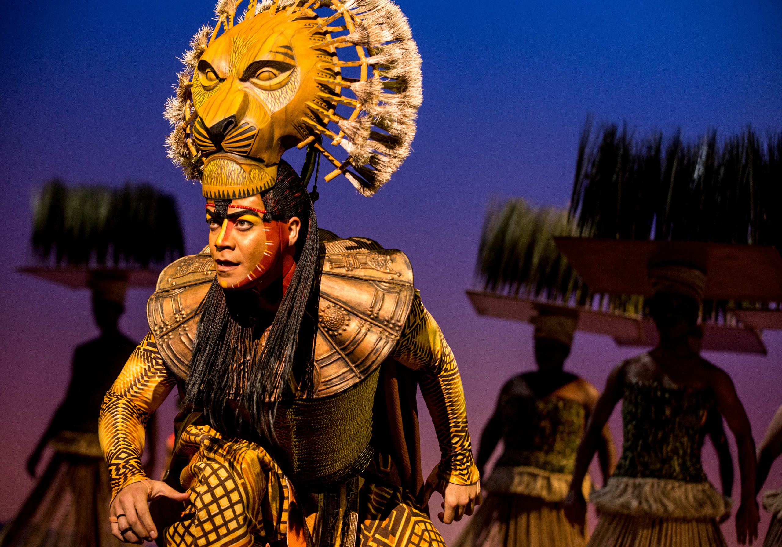 Gerald Ramsey as Mufasa. The Lion King North American Tour ©Disney