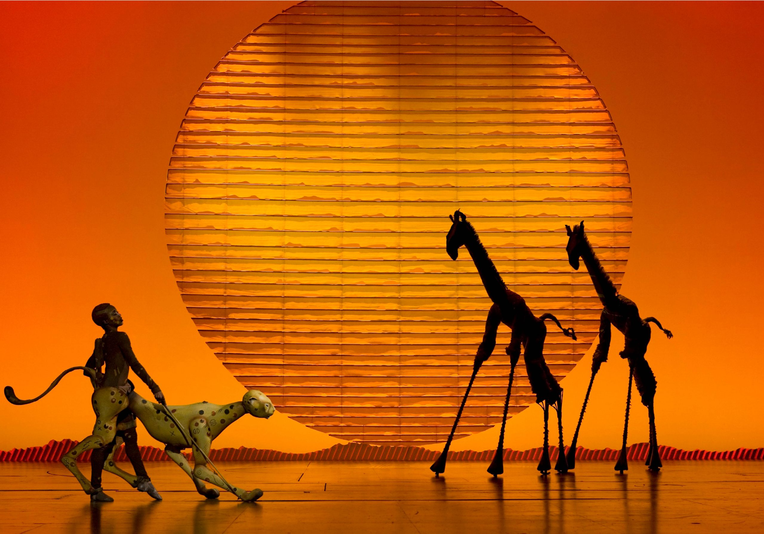 Circle of Life Cheetah and Giraffes. ©Disney