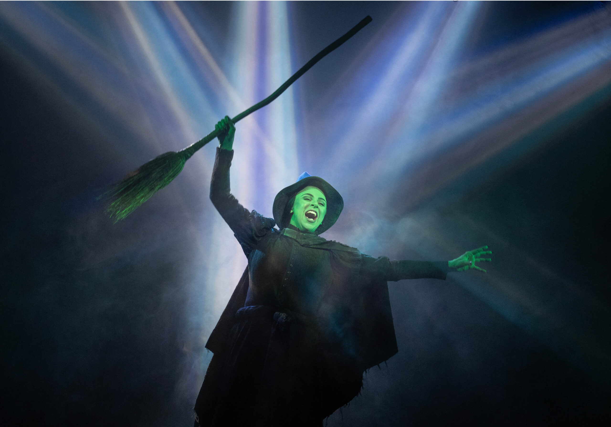 Olivia Valli as Elphaba in the National Tour of WICKED