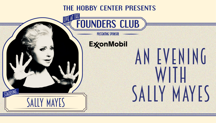 Image of Sally Mayes in front of a black background